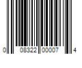 Barcode Image for UPC code 008322000074