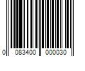 Barcode Image for UPC code 0083400000030