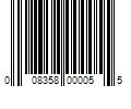 Barcode Image for UPC code 008358000055