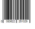 Barcode Image for UPC code 0083622251029