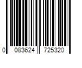 Barcode Image for UPC code 0083624725320