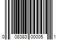 Barcode Image for UPC code 008383000051