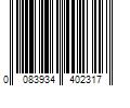 Barcode Image for UPC code 0083934402317