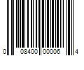 Barcode Image for UPC code 008400000064