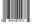 Barcode Image for UPC code 008400000781