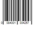 Barcode Image for UPC code 0084001034257