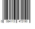 Barcode Image for UPC code 0084113472190