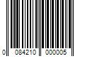 Barcode Image for UPC code 0084210000005