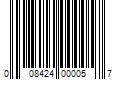 Barcode Image for UPC code 008424000057