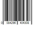 Barcode Image for UPC code 0084296404308