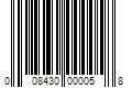 Barcode Image for UPC code 008430000058