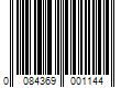 Barcode Image for UPC code 0084369001144