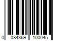 Barcode Image for UPC code 0084369100045