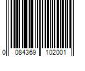 Barcode Image for UPC code 0084369102001