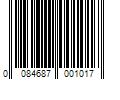 Barcode Image for UPC code 0084687001017