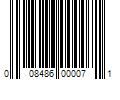 Barcode Image for UPC code 008486000071