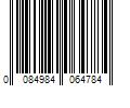 Barcode Image for UPC code 0084984064784