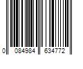 Barcode Image for UPC code 0084984634772