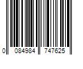 Barcode Image for UPC code 0084984747625