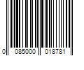 Barcode Image for UPC code 0085000018781