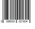 Barcode Image for UPC code 0085000021804