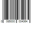 Barcode Image for UPC code 0085000034064