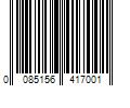 Barcode Image for UPC code 0085156417001