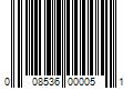 Barcode Image for UPC code 008536000051