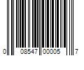 Barcode Image for UPC code 008547000057