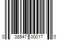 Barcode Image for UPC code 008547000170