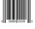 Barcode Image for UPC code 008565000060