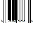 Barcode Image for UPC code 008586000070