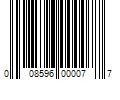 Barcode Image for UPC code 008596000077