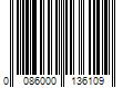 Barcode Image for UPC code 0086000136109