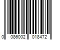 Barcode Image for UPC code 0086002018472