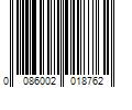 Barcode Image for UPC code 0086002018762