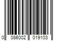 Barcode Image for UPC code 0086002019103