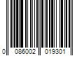 Barcode Image for UPC code 0086002019301