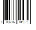 Barcode Image for UPC code 0086002041876