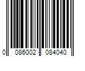 Barcode Image for UPC code 0086002084040