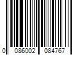 Barcode Image for UPC code 0086002084767