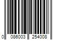 Barcode Image for UPC code 0086003254008