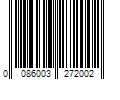 Barcode Image for UPC code 0086003272002