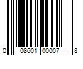 Barcode Image for UPC code 008601000078