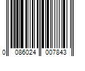 Barcode Image for UPC code 0086024007843