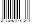 Barcode Image for UPC code 0086093447106