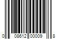 Barcode Image for UPC code 008612000098