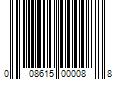 Barcode Image for UPC code 008615000088