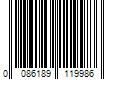 Barcode Image for UPC code 0086189119986