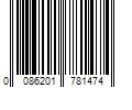 Barcode Image for UPC code 0086201781474